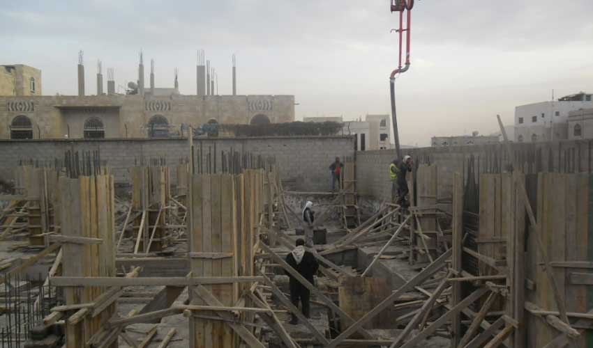 الانتهاء من أعمال الرقاب في مشروع برج اللؤلؤة السكني