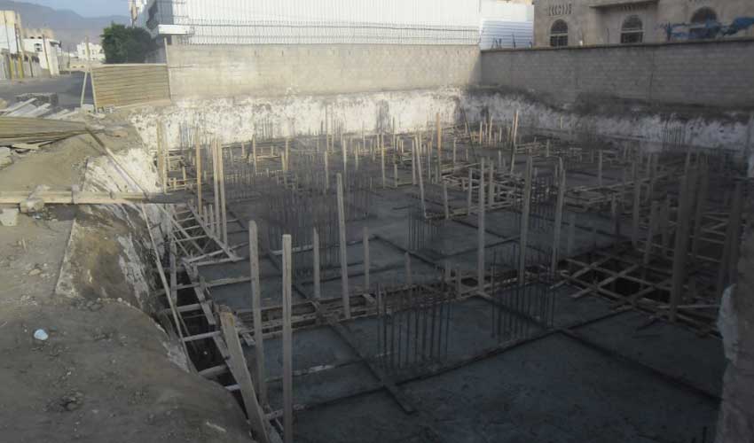 الانتهاء من أعمال القواعد في مشروع برج اللؤلؤة السكني