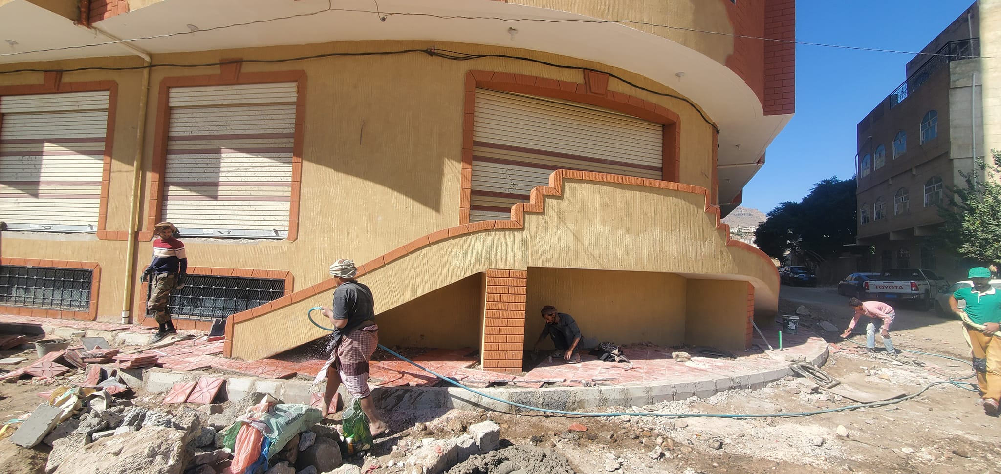 الانتهاء بنجاح من أعمال تأهيل وتجهيز الرصيف الخارجي - مجمع البستان